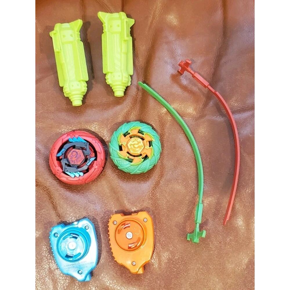 2011 Hasbro Tomy Beyblades Red Blue Green Orange Spinning Toys Collectibles